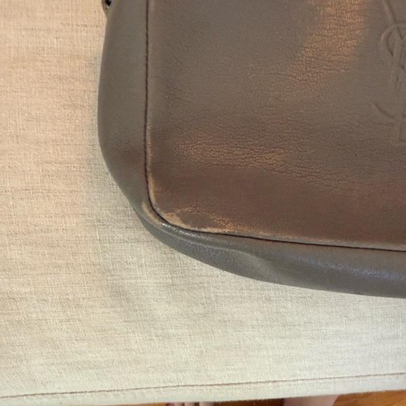 Yves Saint Laurent Gray Leather Crossbody Bag - Picture 3 of 10